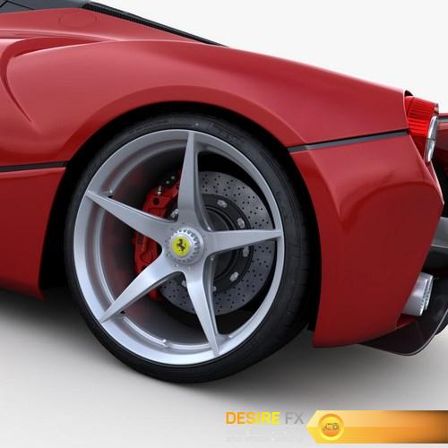 Ferrari LaFerrari 2014 3D Model (11)