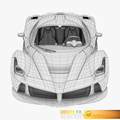 Ferrari LaFerrari 2014 3D Model (20)