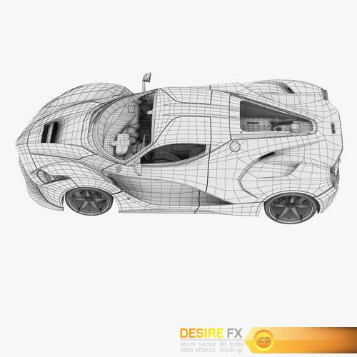 Ferrari LaFerrari 2014 3D Model (21)
