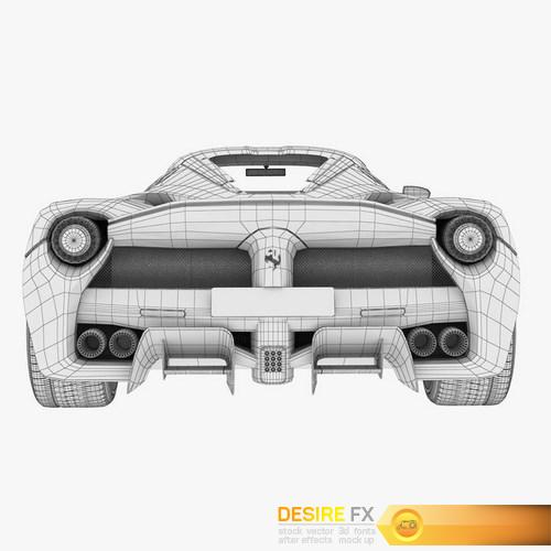 Ferrari LaFerrari 2014 3D Model (25)