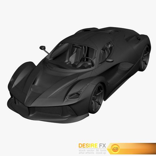Ferrari LaFerrari 2014 3D Model (29)