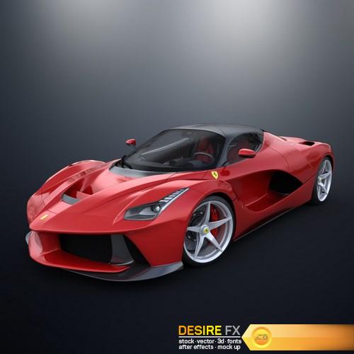 Ferrari LaFerrari 2014 3D Model (3)