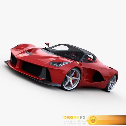Ferrari LaFerrari 2014 3D Model (4)