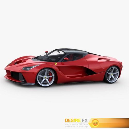 Ferrari LaFerrari 2014 3D Model (5)