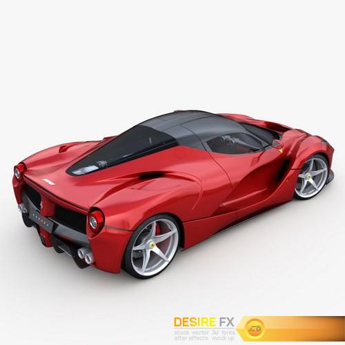 Ferrari LaFerrari 2014 3D Model (7)