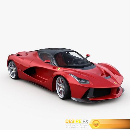 Ferrari LaFerrari 2014 3D Model (8)