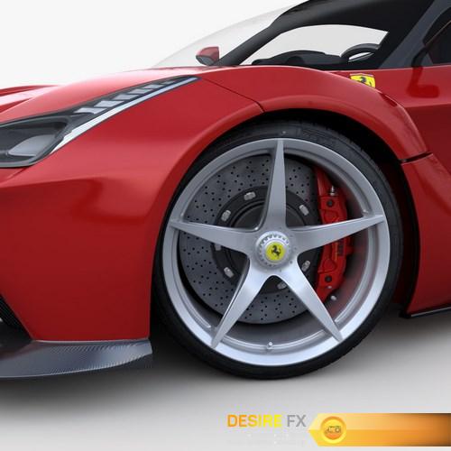 Ferrari LaFerrari 2014 3D Model (9)