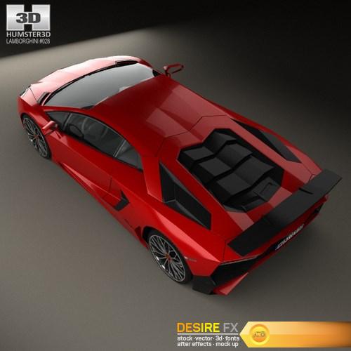 Lamborghini Aventador LP 750-4 SuperVeloce 3D Model (11)