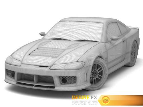 Nissan Silvia Neo Runner 3D Model (2)