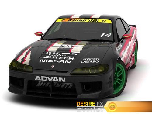 Nissan Silvia Neo Runner 3D Model (4)