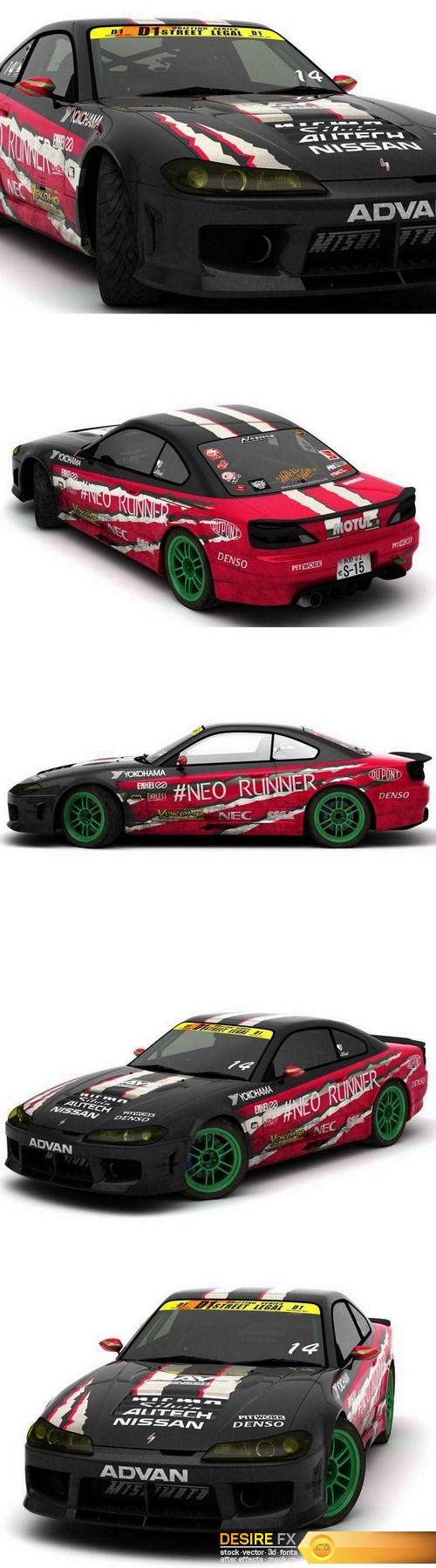 Nissan Silvia Neo Runner 3D Model