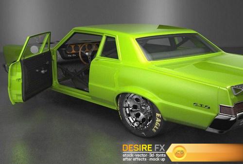 Pontiac GTO Turbo 3D Model (4)