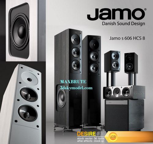 Jamo-s606 SPEAKER MAXBRUTE 3D Model