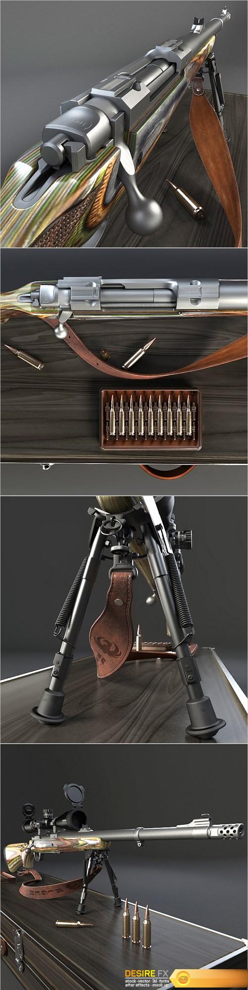 Ruger Guide Gun 3d Model (2)