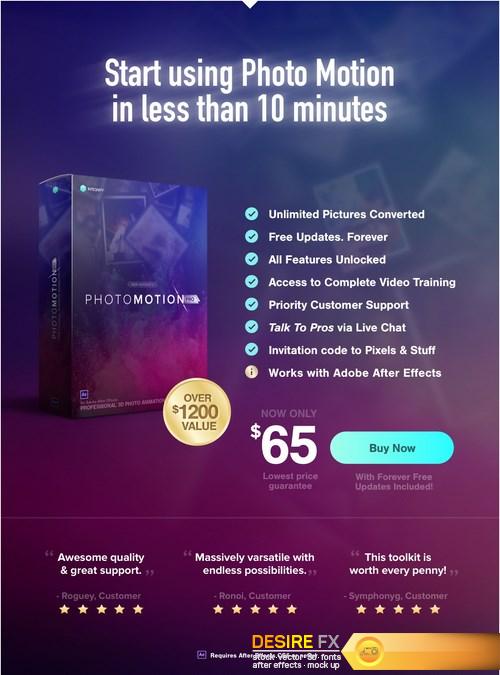 desire fx videohive 13922688 photo motion pro professional 3d