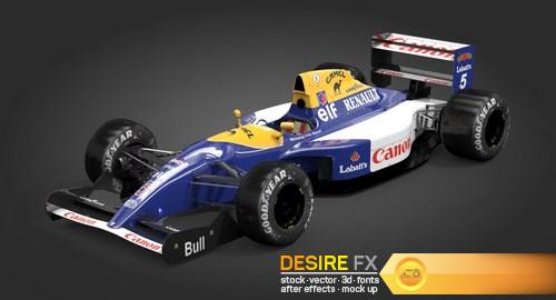 Williams FW14B 3D Model (2)