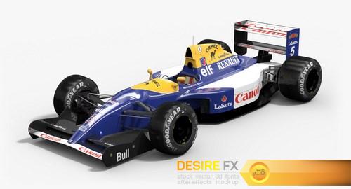 Williams FW14B 3D Model (3)