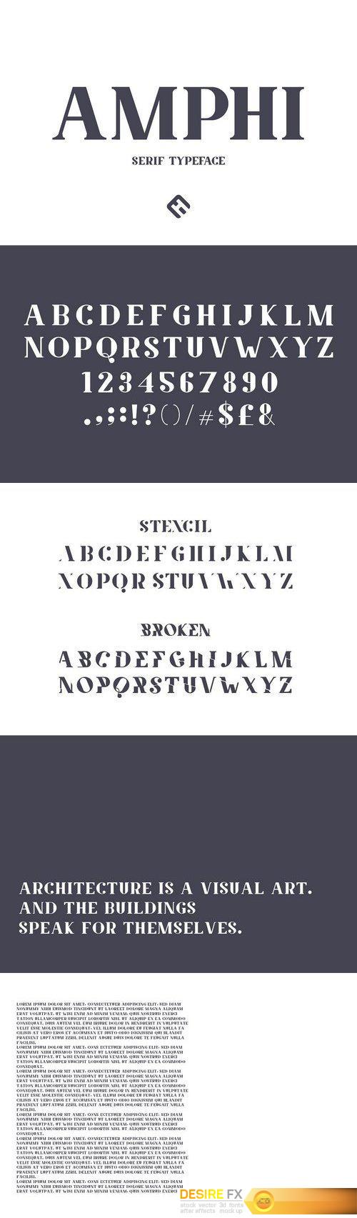 CM - Amphi Typeface 1980913