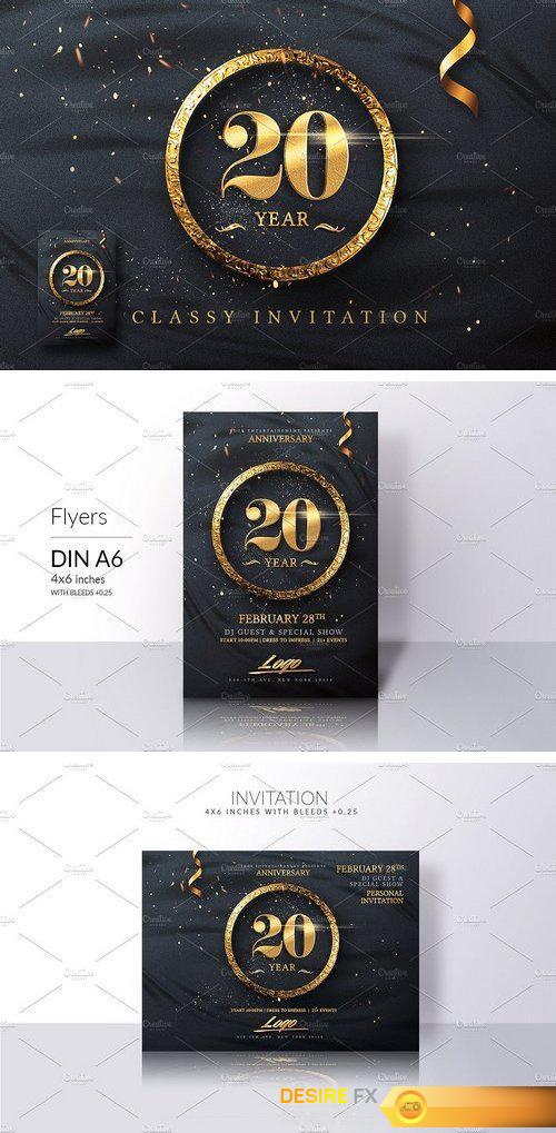 CM - Classy Birthday Invitation 1947791