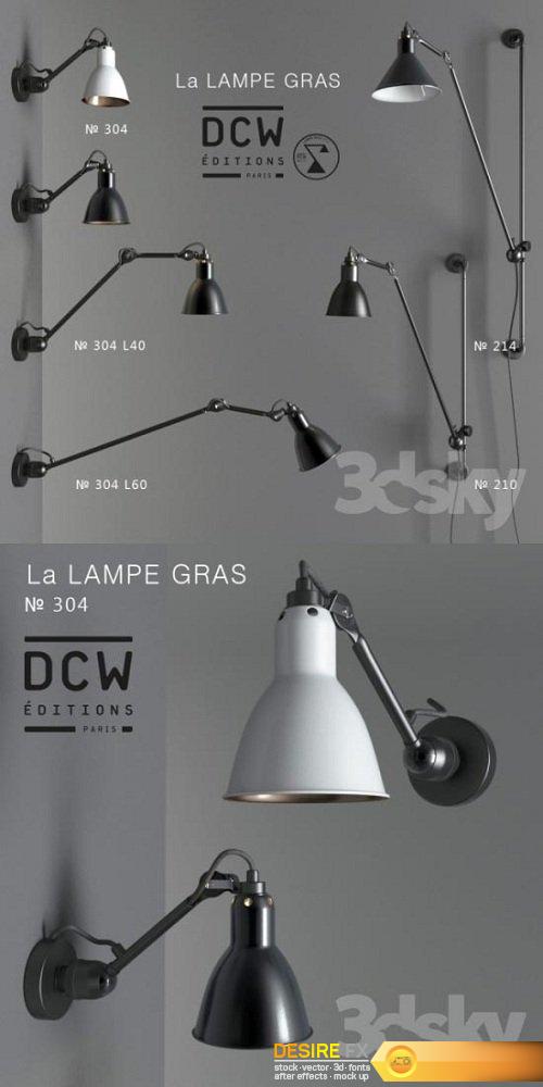 Bra Set & La Lampe GRAS 3D Model
