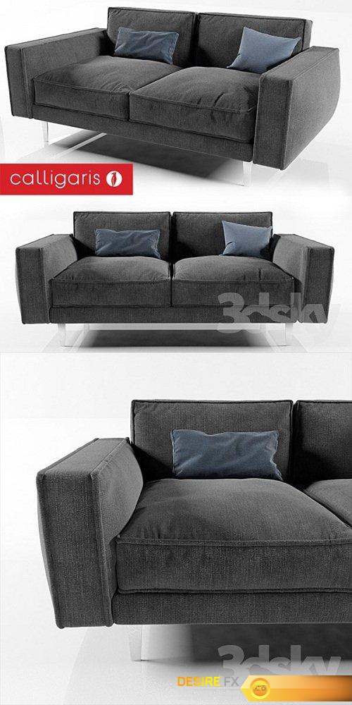 Calligaris Square Sofa 3d model