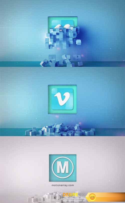 Falling Cubes Logo - After Effects 65749