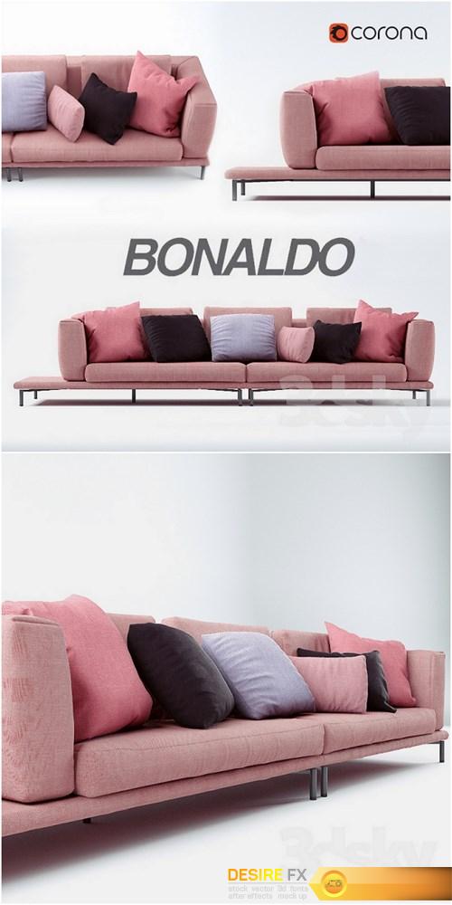 Sofa Bonaldo Marc-U 3d Model