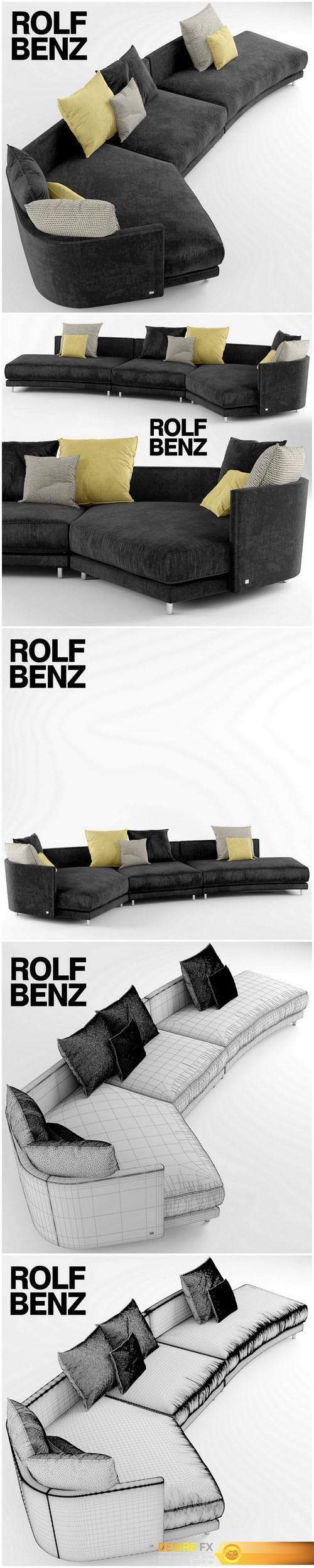 Sofa ROLF BENZ ONDA 3D Model