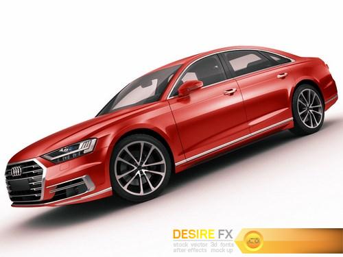 Audi A8 2017 3D Model (11)