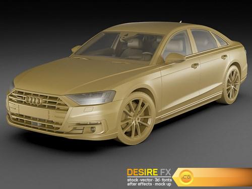 Audi A8 2017 3D Model (21)