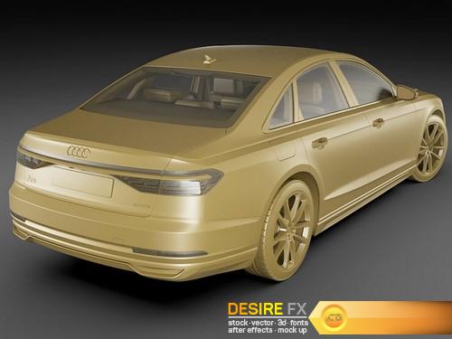 Audi A8 2017 3D Model (22)