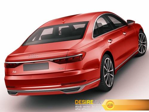 Audi A8 2017 3D Model (3)