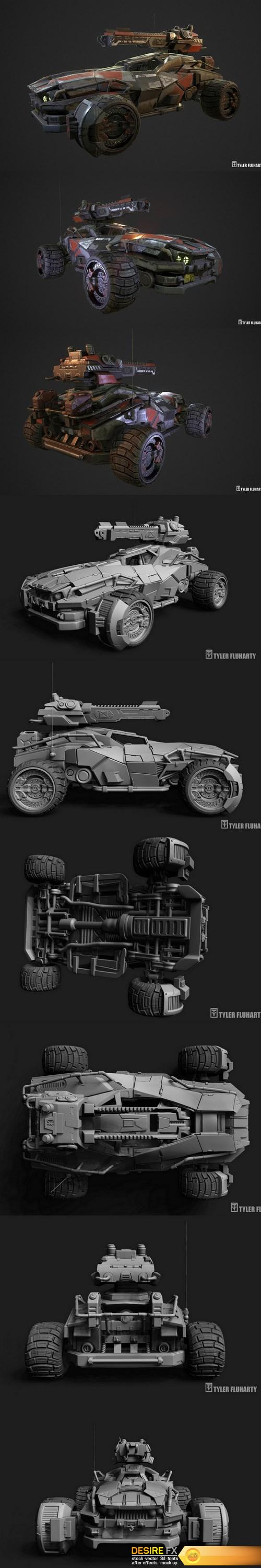Boom Buggy 3D Model