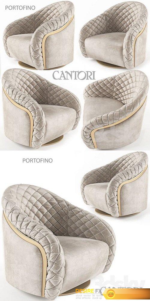 Cantori Portofino Armchair 3d model
