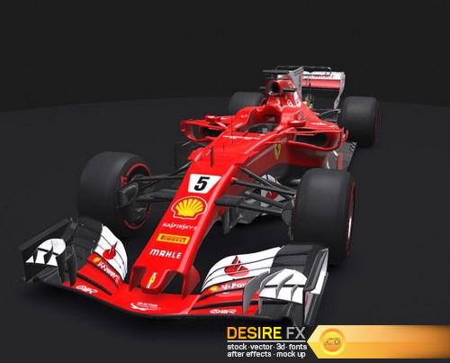 Ferrari SF70H 3D Model (2)