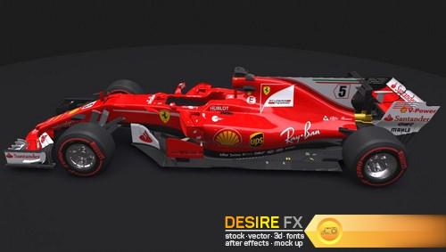 Ferrari SF70H 3D Model (3)