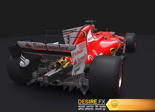 Ferrari SF70H 3D Model (4)