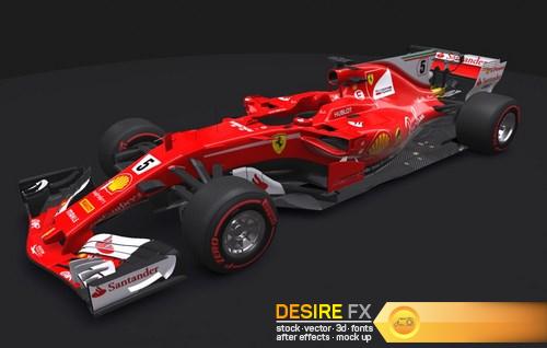 Ferrari SF70H 3D Model (7)
