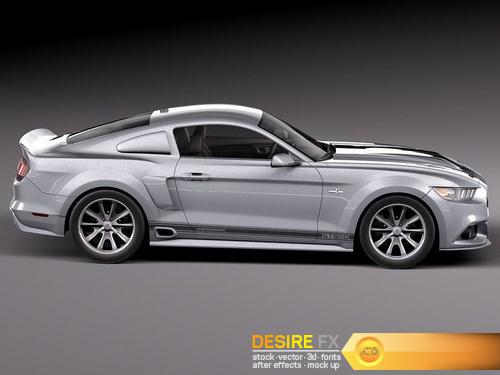 Ford Mustang GT500 Eleanor 2015 3D Model (6)