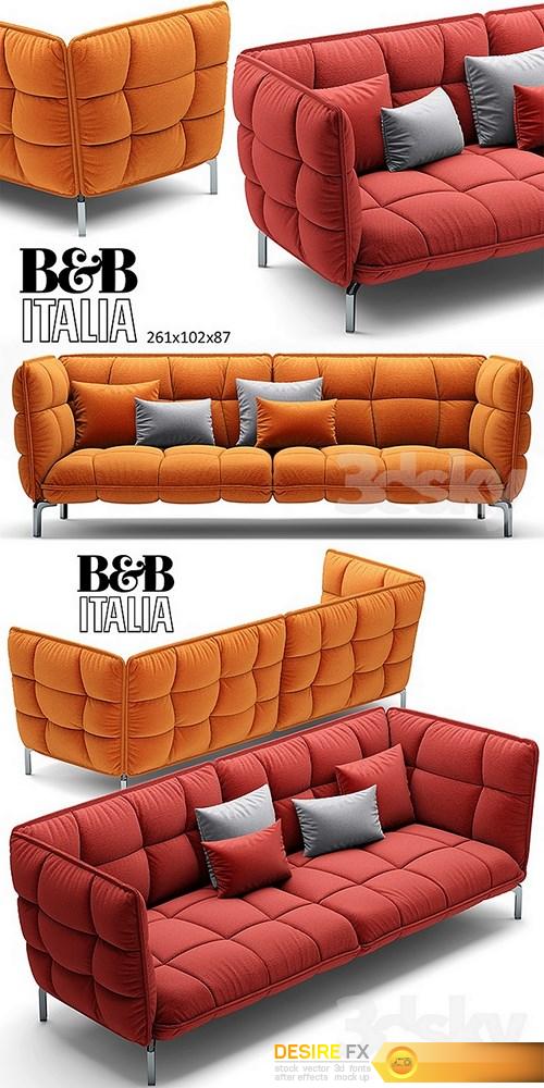 Sofa HUSK sofa B & B Italia 261