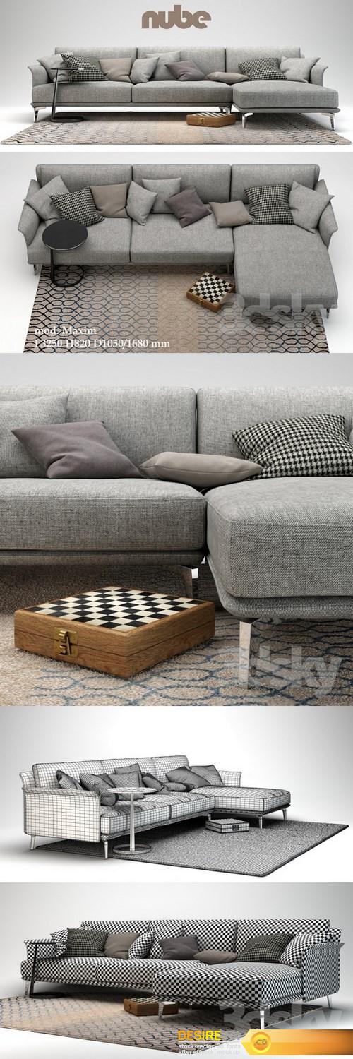 Sofa Nube Maxim 3d model
