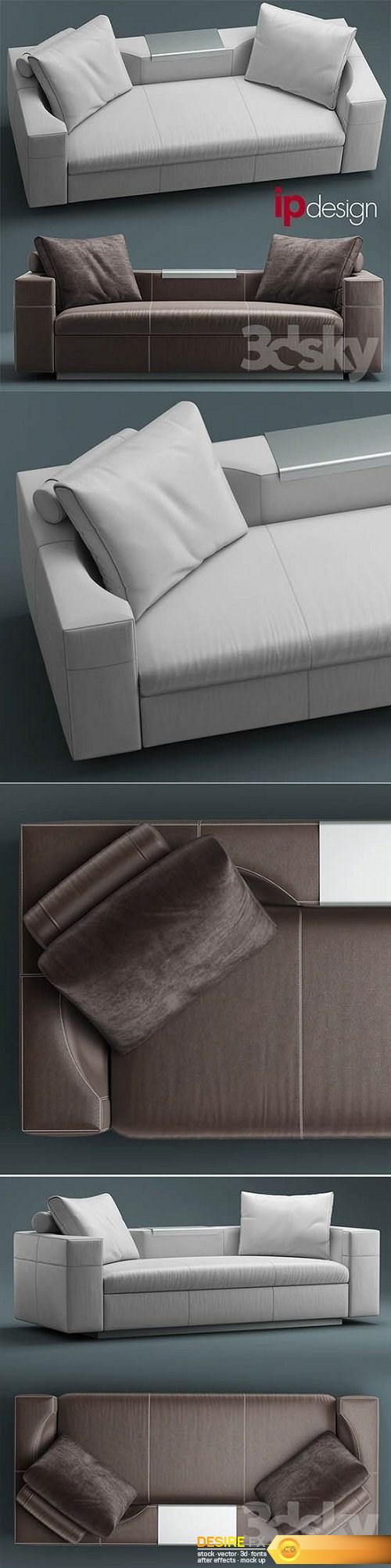 Sofa ipdesign oasis 3d Model