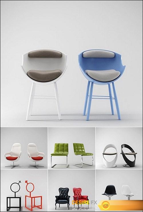 3D Models Chair Collection