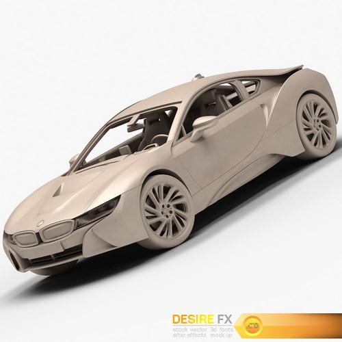 BMW i8 2015 3D Model (14)