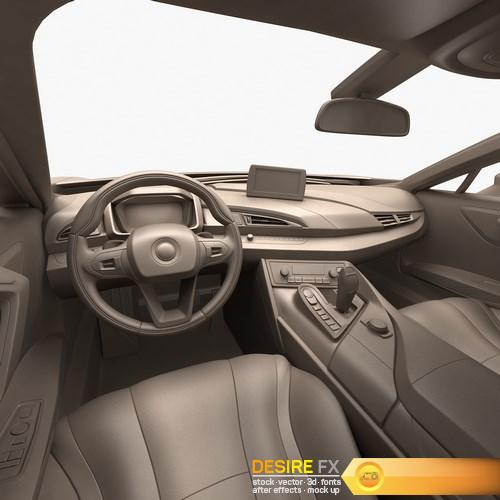BMW i8 2015 3D Model (16)
