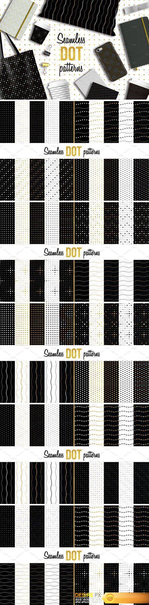 CM - 100 Seamless dot patterns 2160558
