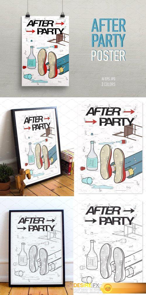 CM - A poster on the topic of Afterparty 2137360