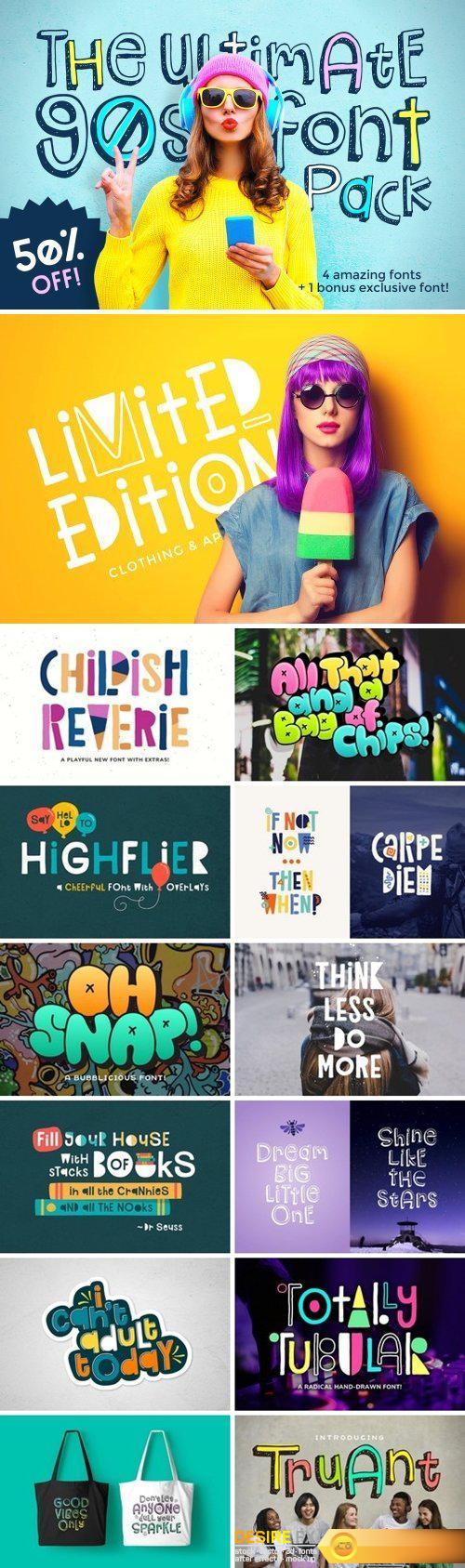 CM - The Ultimate 90s Font Pack 1570114