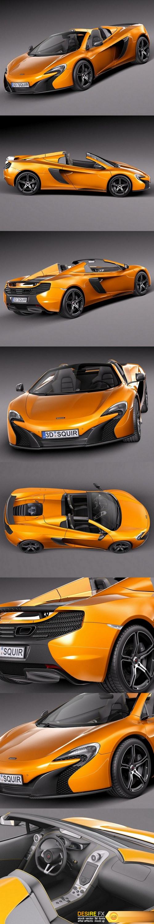 McLaren 650S 2015 3D Model