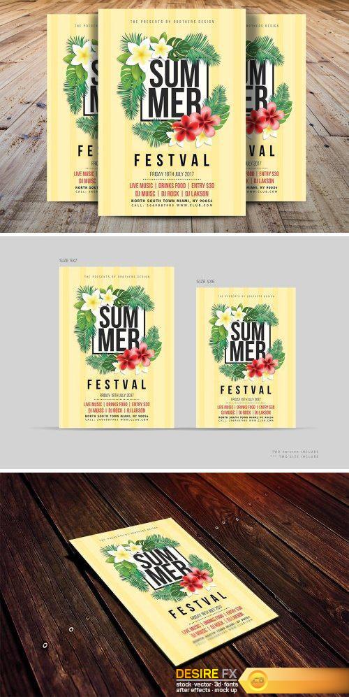 CM - Summer Festival Flyer Template 1590337